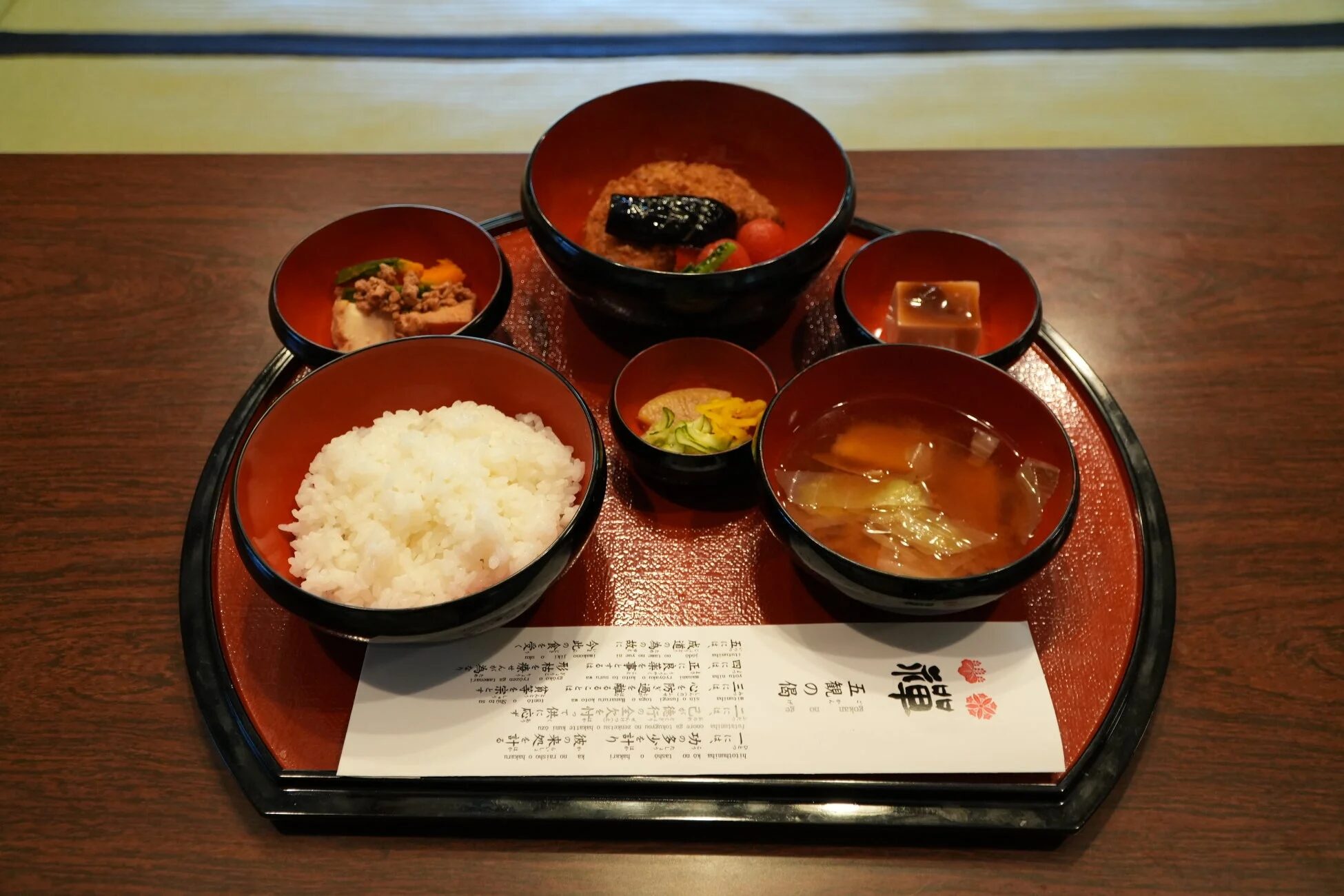 宿坊の精進料理