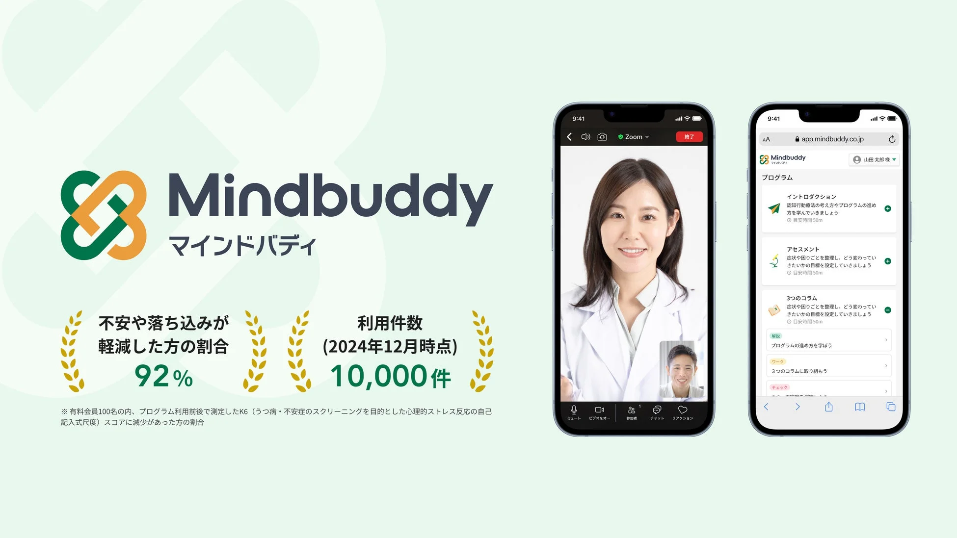メンタルヘルスアプリ「Mindbuddy」の紹介