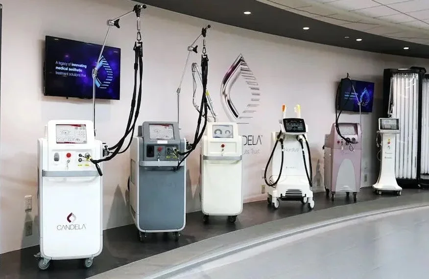 最新医療美容機器の展示
