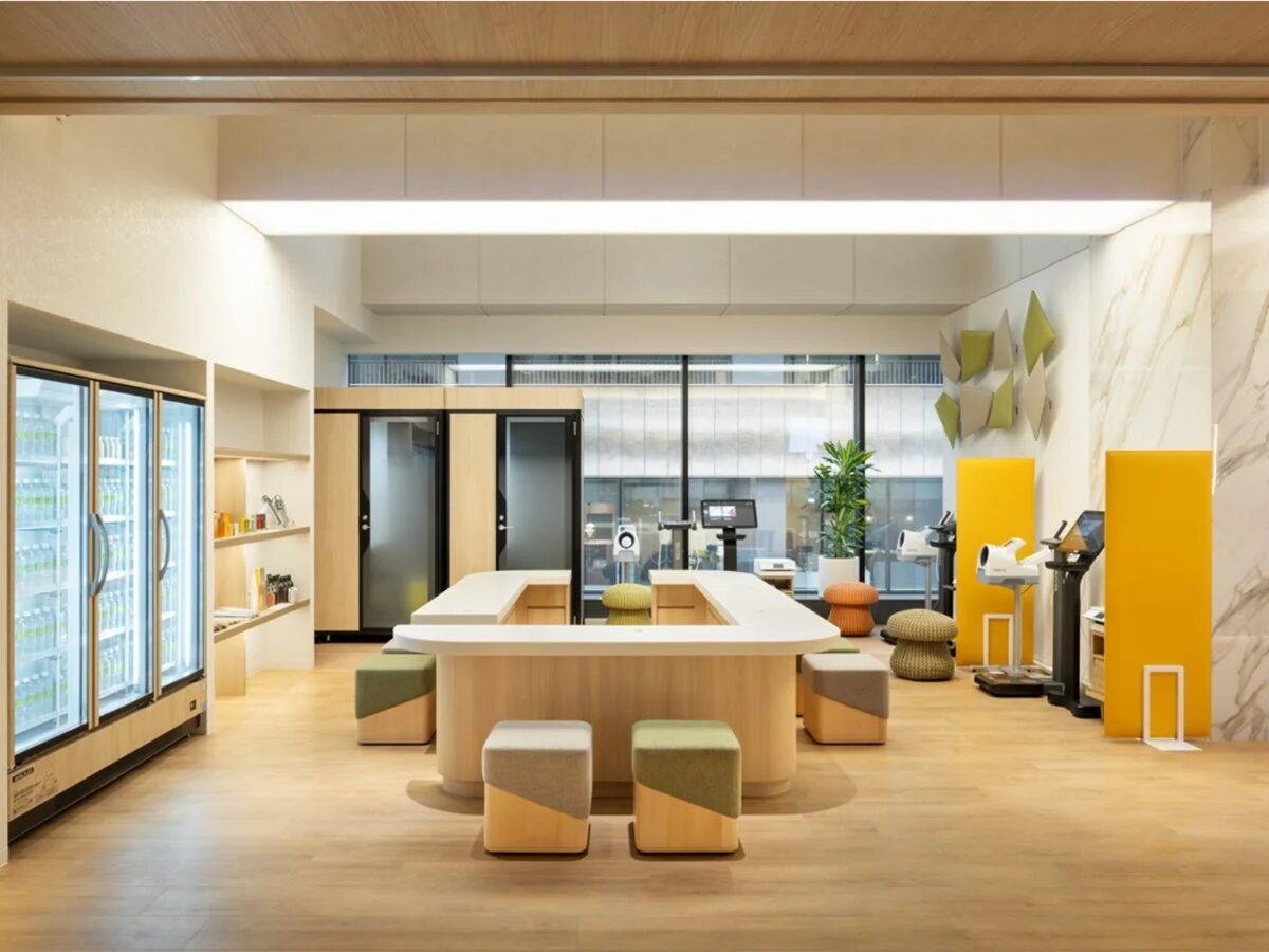 モダンな共有スペース