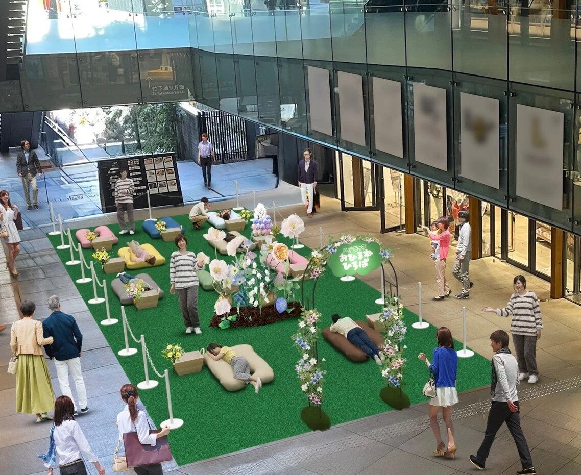 WITH HARAJUKUのハグモッチおひるねひろばイベント風景1