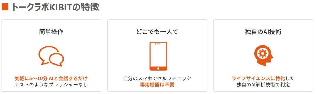 トークラボKIBITの特徴