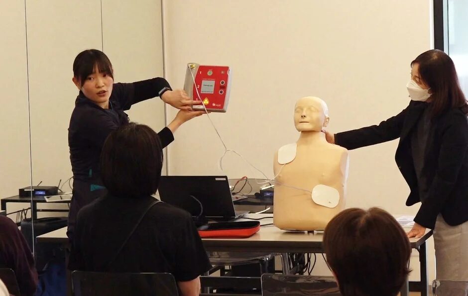 AED講習会の様子