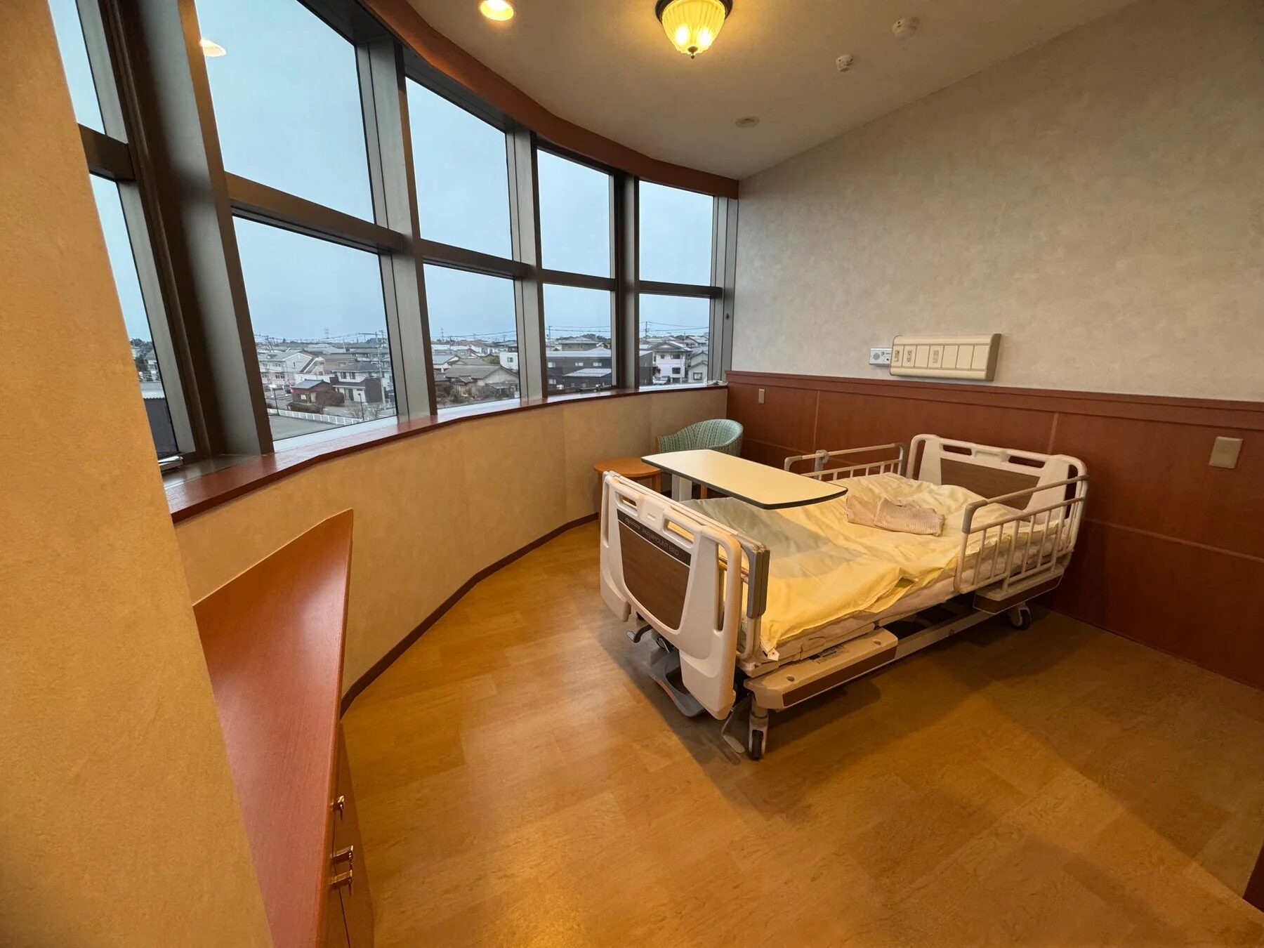 快適な病室の様子