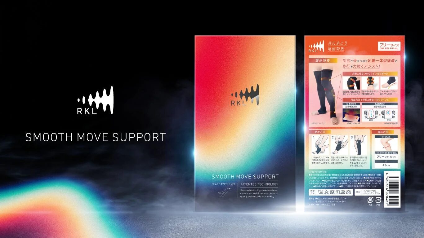 RKLひざサポーターのパッケージ